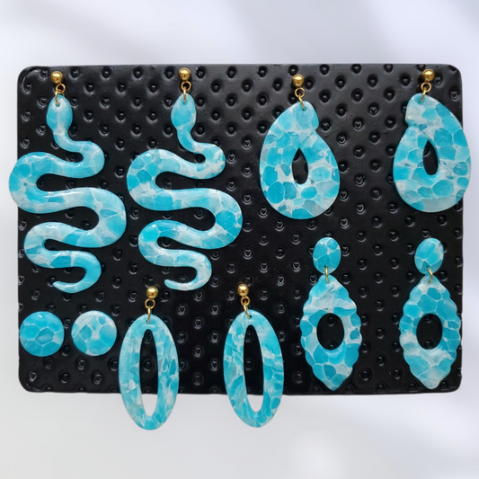 Larimar   Boucles et Puces d'oreilles