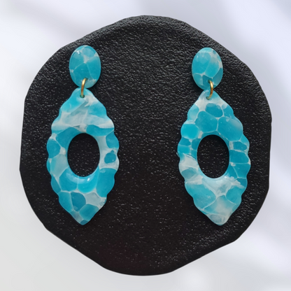 Larimar   Boucles et Puces d'oreilles