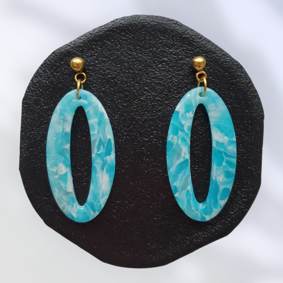 Larimar   Boucles et Puces d'oreilles