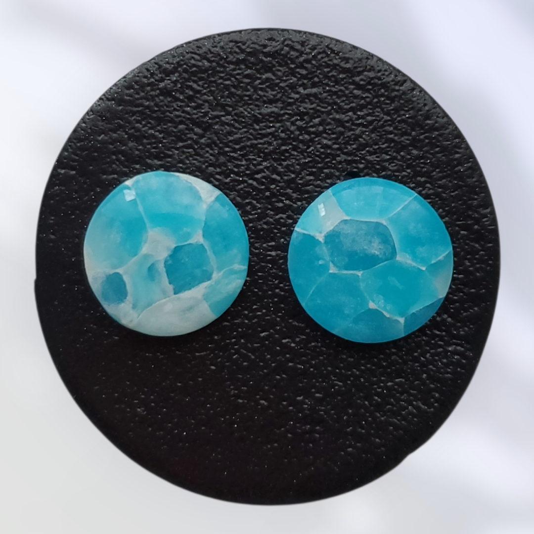 Larimar   Boucles et Puces d'oreilles