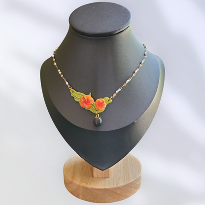 Collier Hibiscus Soleil