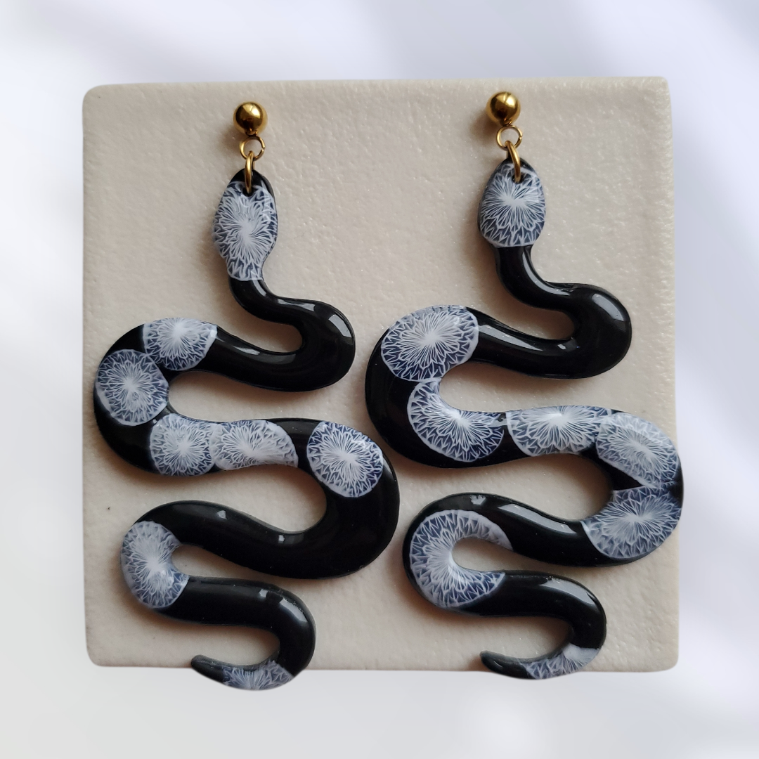 Fleur de Pissenlit   Boucles et Puces d'oreilles