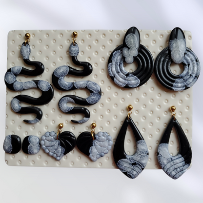 Fleur de Pissenlit   Boucles et Puces d'oreilles