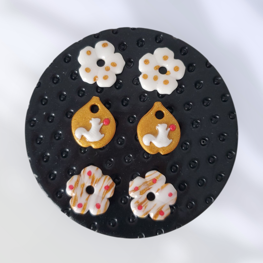 Box mini Perla Blanc et Doré