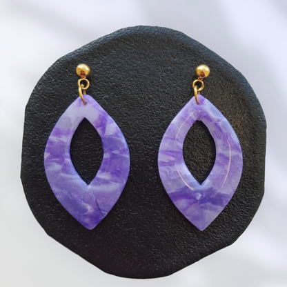 Améthyste   Boucles et Puces d'oreilles