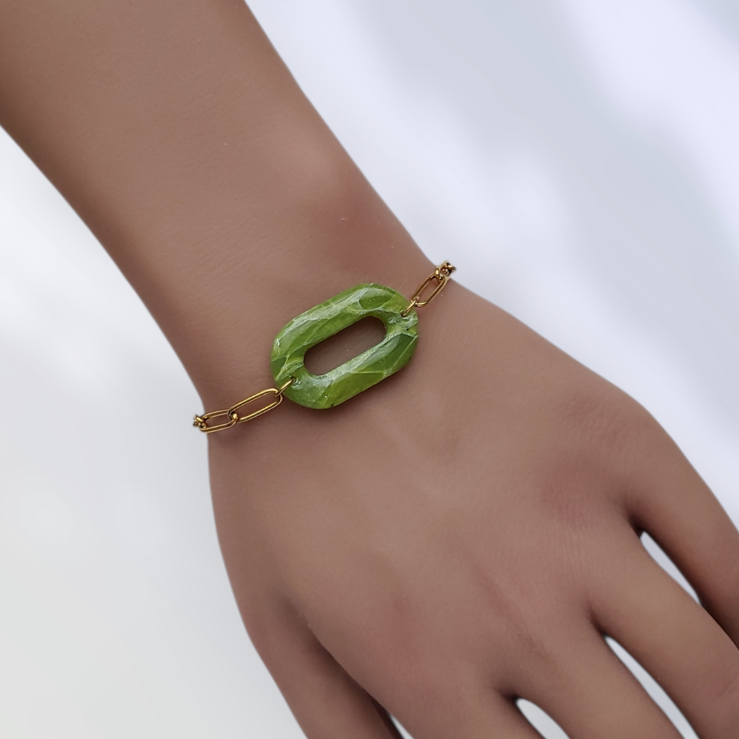 Jade   Collier et Bracelet