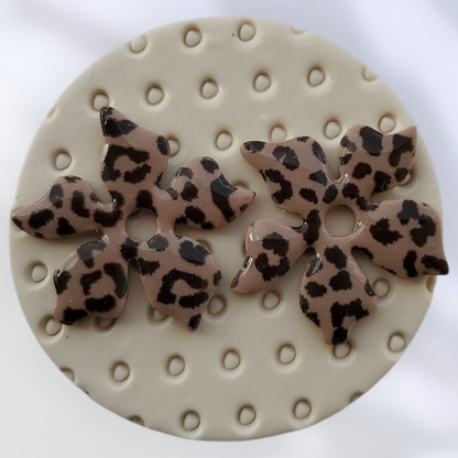 Box Péoni Léopard, Noir et Vert kaki