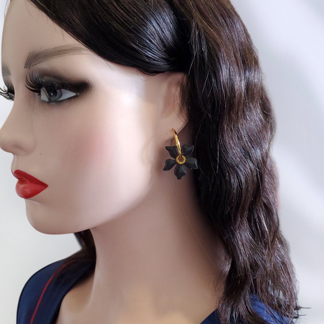 Box Péoni Léopard, Noir et Vert kaki