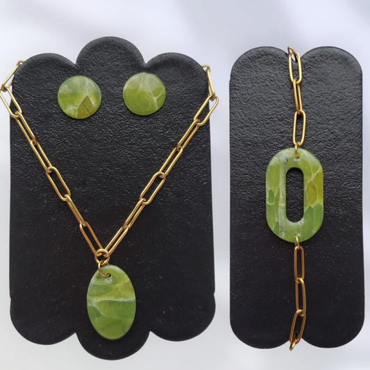 Jade   Parure complète