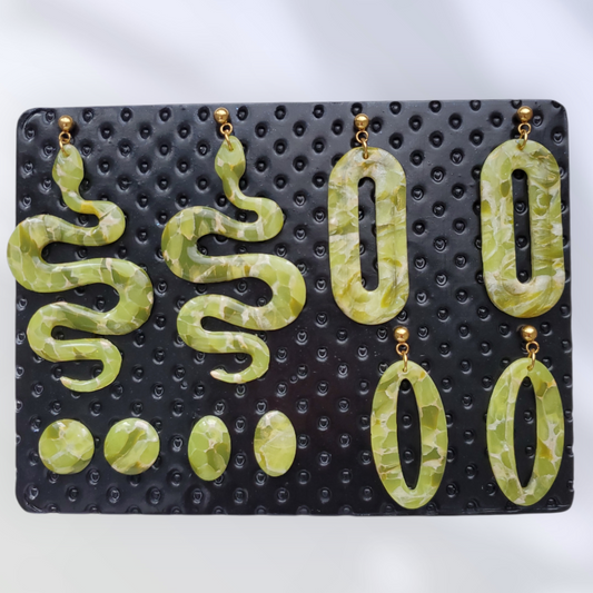 Peridot   Boucles et Puces d'oreilles