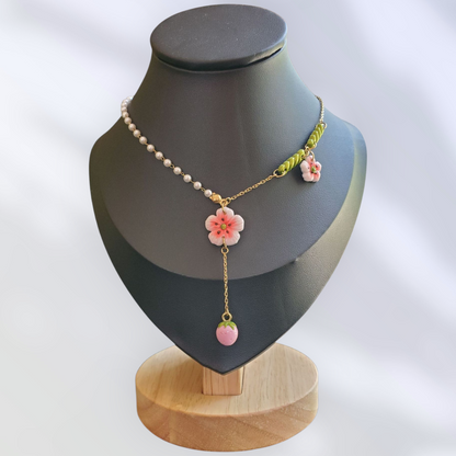 Collier Rose des Bois