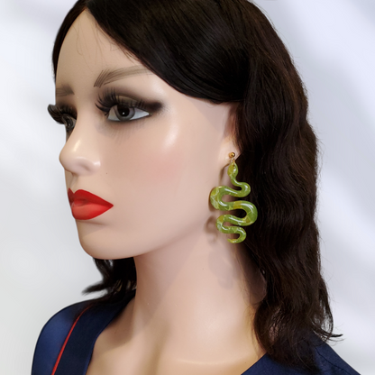 Jade   Boucles et Puces d'oreilles
