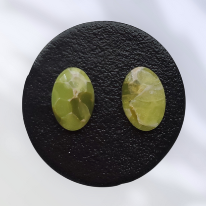 Peridot   Boucles et Puces d'oreilles