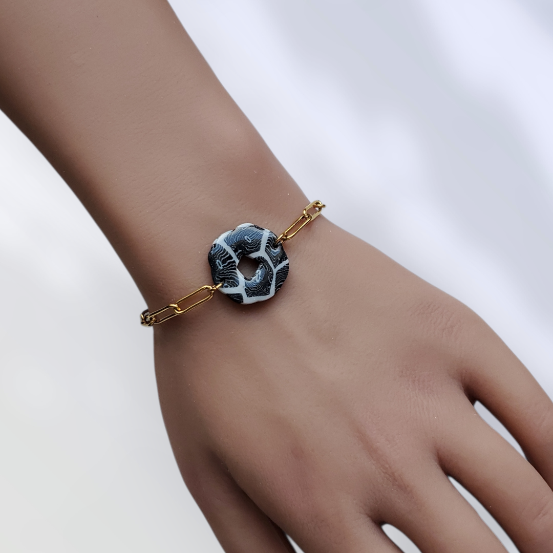 Corail Noir   Collier et Bracelets