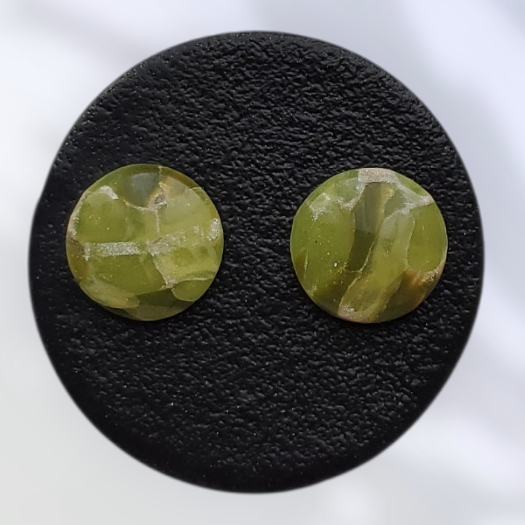 Peridot   Boucles et Puces d'oreilles