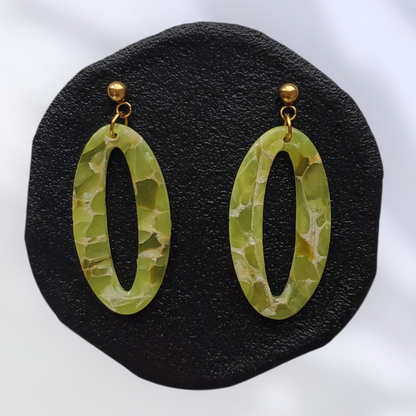 Peridot   Boucles et Puces d'oreilles