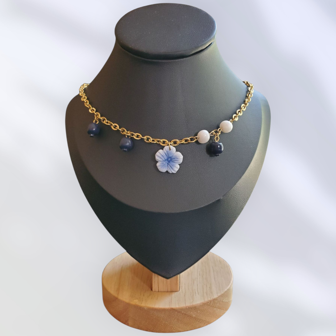 Collier Bleuet Enchanté