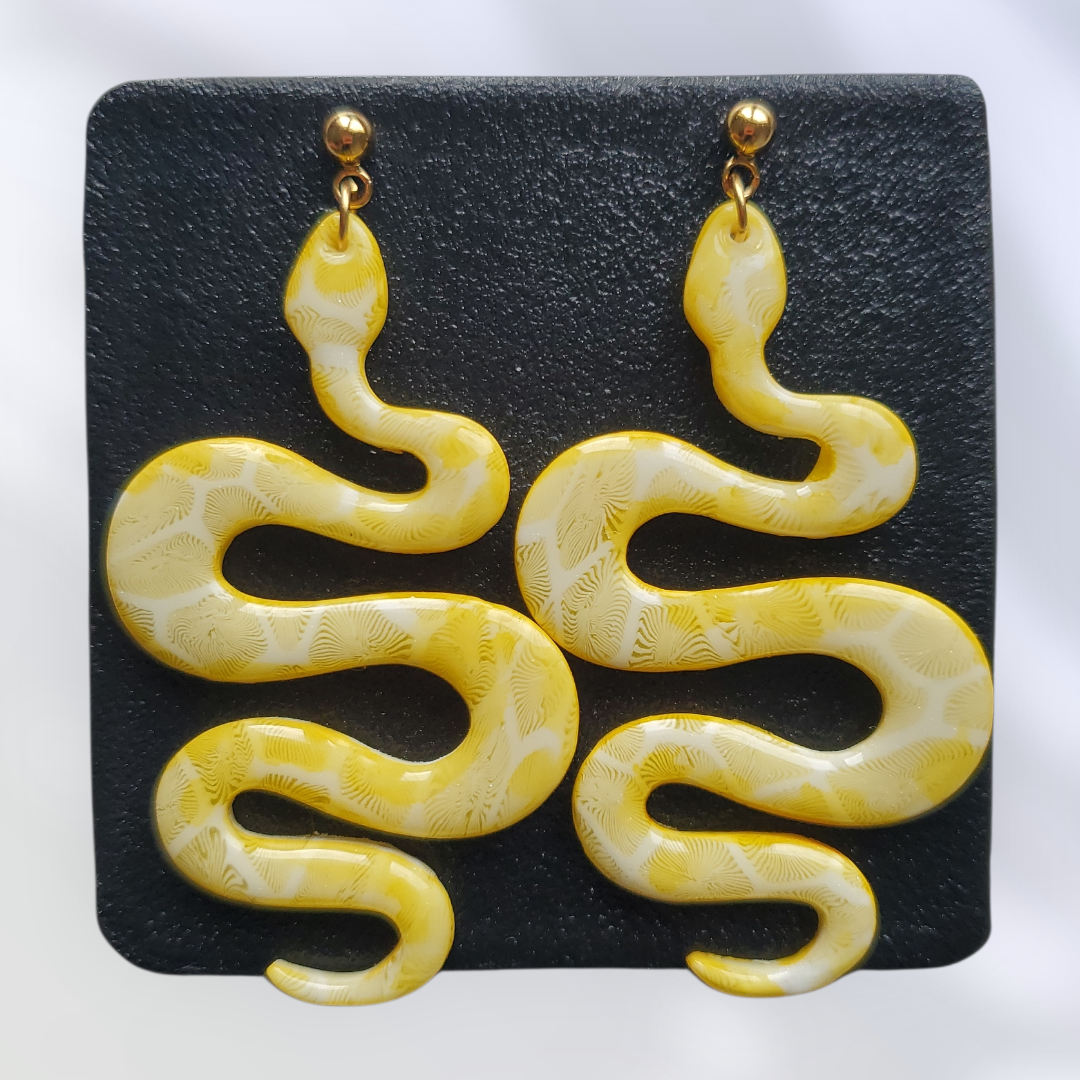 Corail Jaune   Boucles et Puces d'oreilles