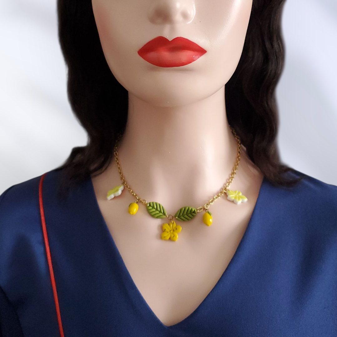 Collier Fleur de citron
