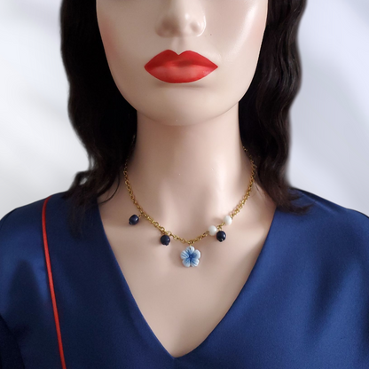 Collier Bleuet Enchanté