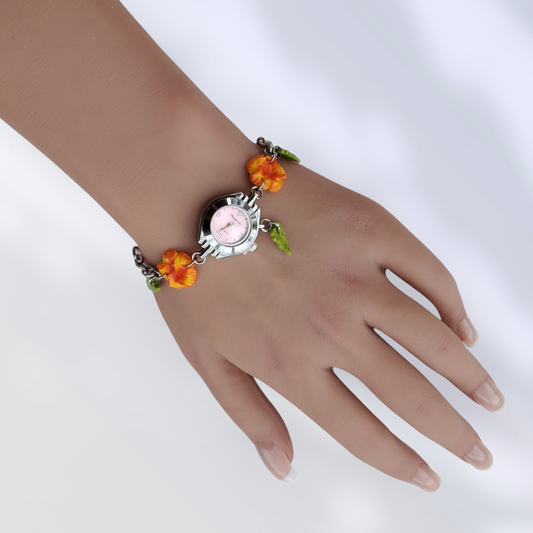 Montre Hibiscus Orange