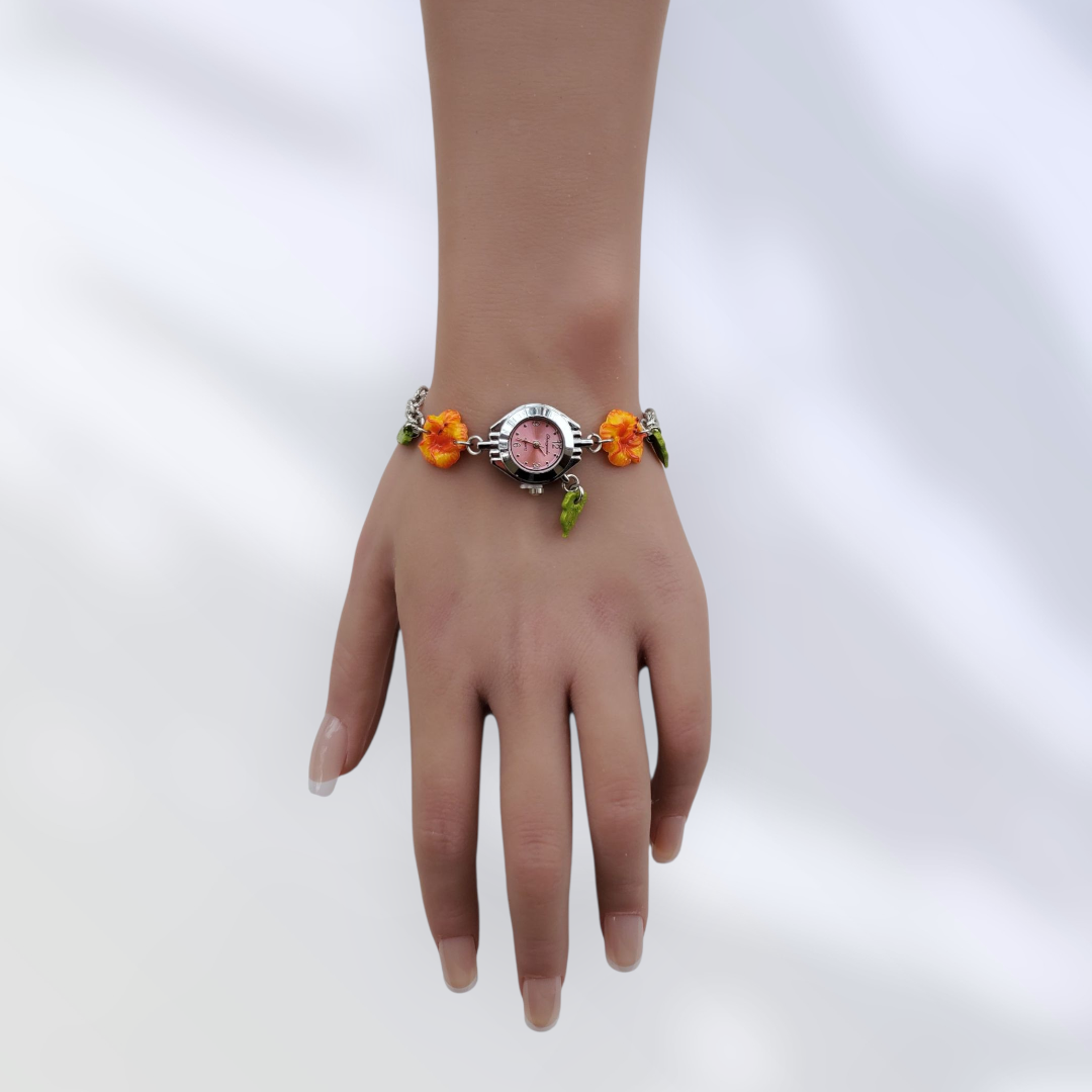 Montre Hibiscus Orange