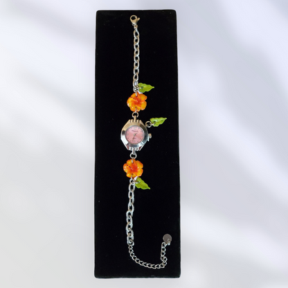 Montre Hibiscus Orange