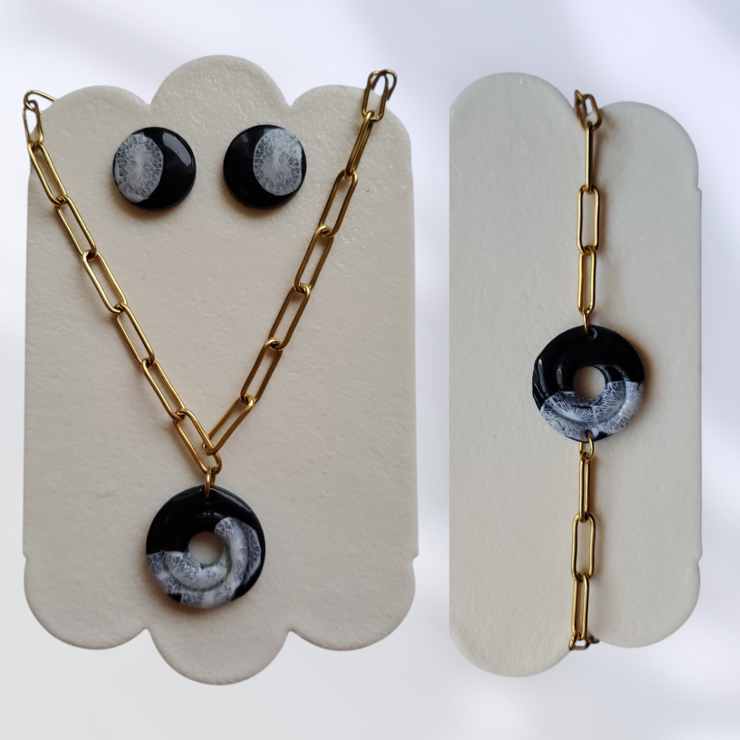 Fleur de Pissenlit   Parure complète