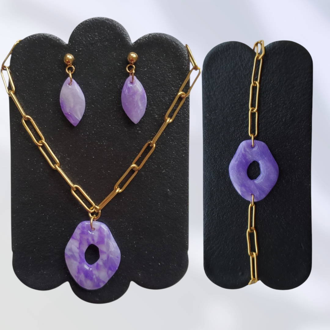 Améthyste   Parure complète