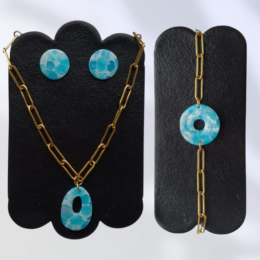 Larimar   Parure complète